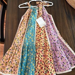 Zimmermann kids tiggy spliced halter dress